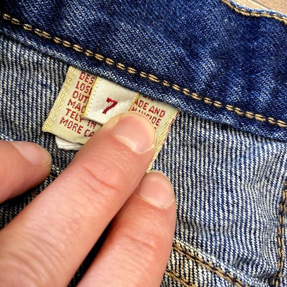 Vintage 80's Calvin Klein Women's High Rise Straight Leg Jeans 7x32 - Picture 6 of 16